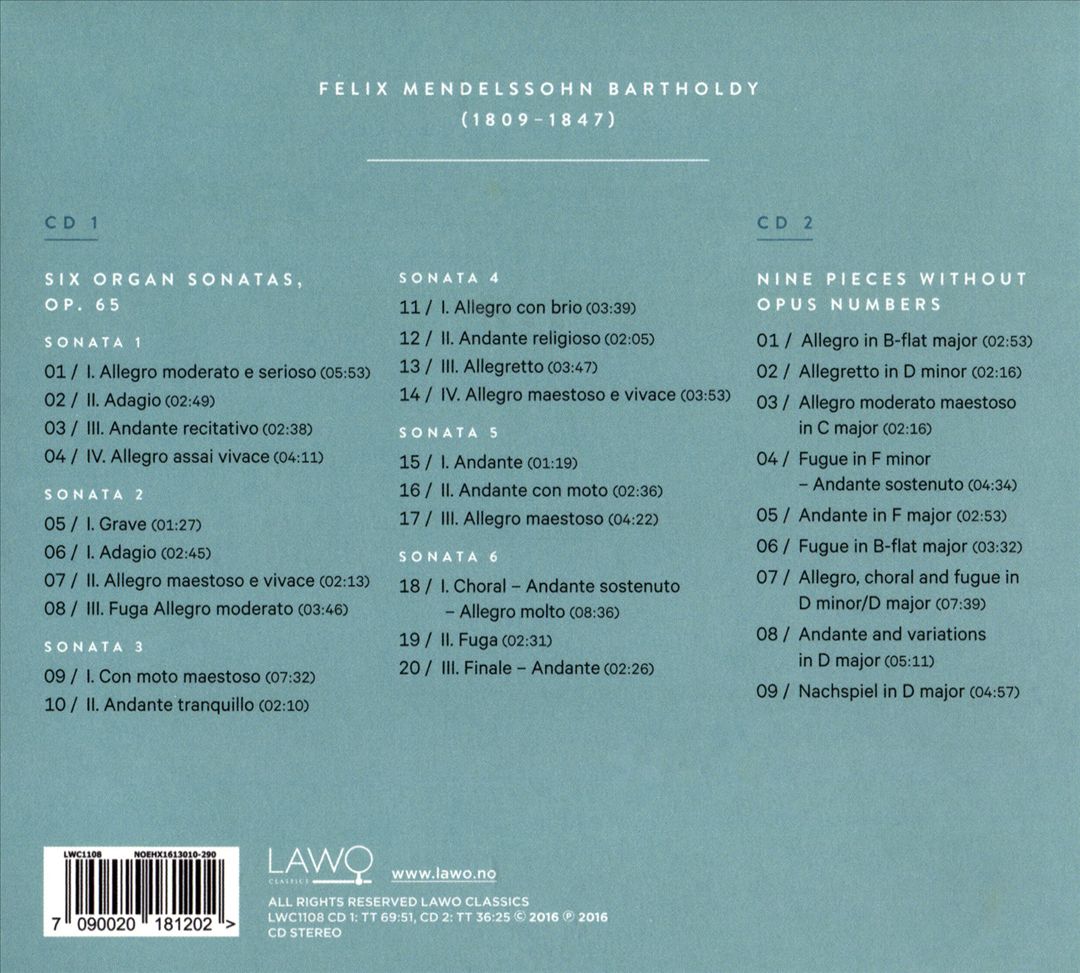 Mendelssohn and the Organ Sonata cover art