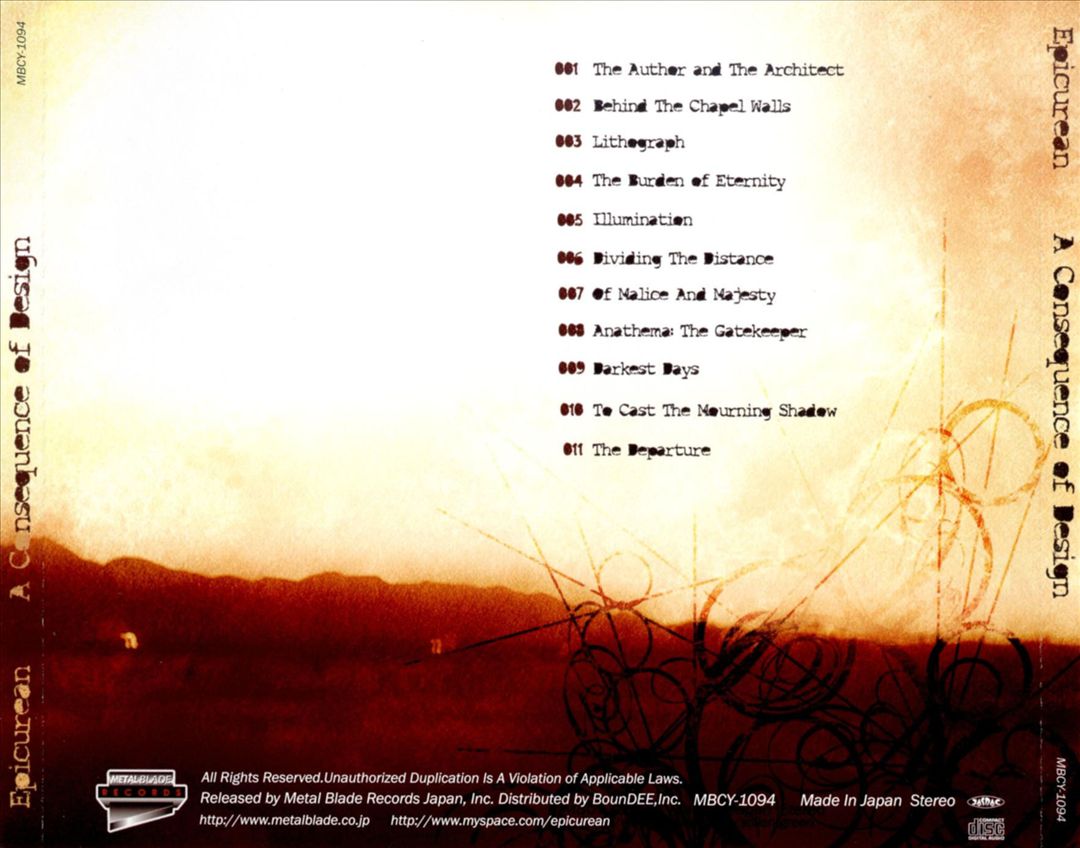 Consequence of Design cover art