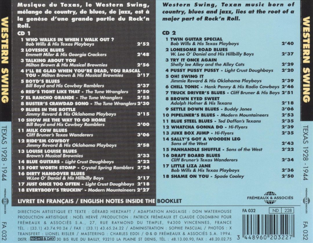 Western Swing Texas: 1928-1944 cover art