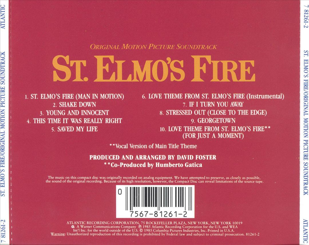 St. Elmo's Fire cover art