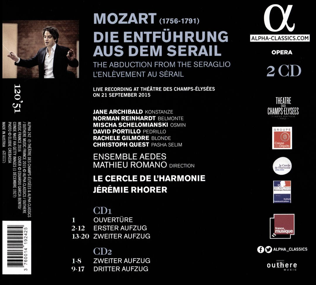 Mozart: Die Entführung aus dem Serail cover art