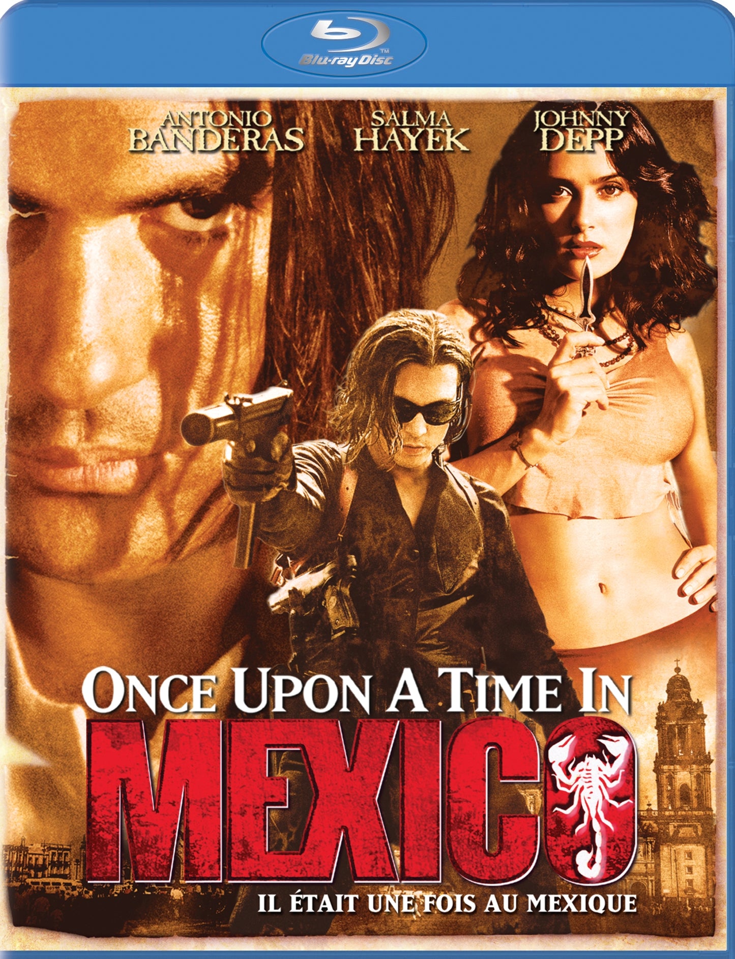 Once Upon a Time in Mexico [Blu-ray] [French] cover art