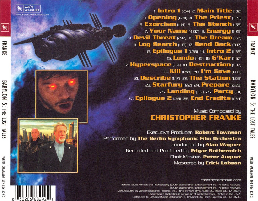 Babylon 5: The Lost Tales [Original Soundtrack] cover art