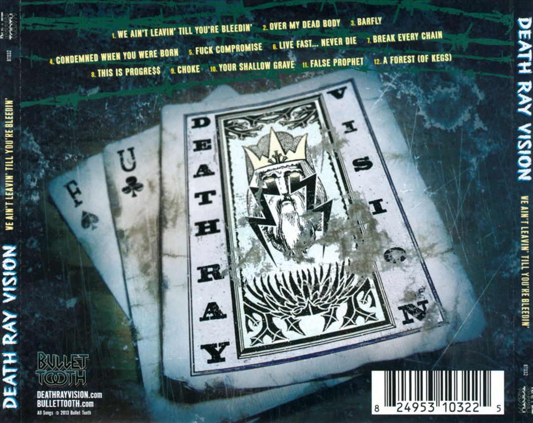 We Ain't Leavin' Till You're Bleedin' cover art