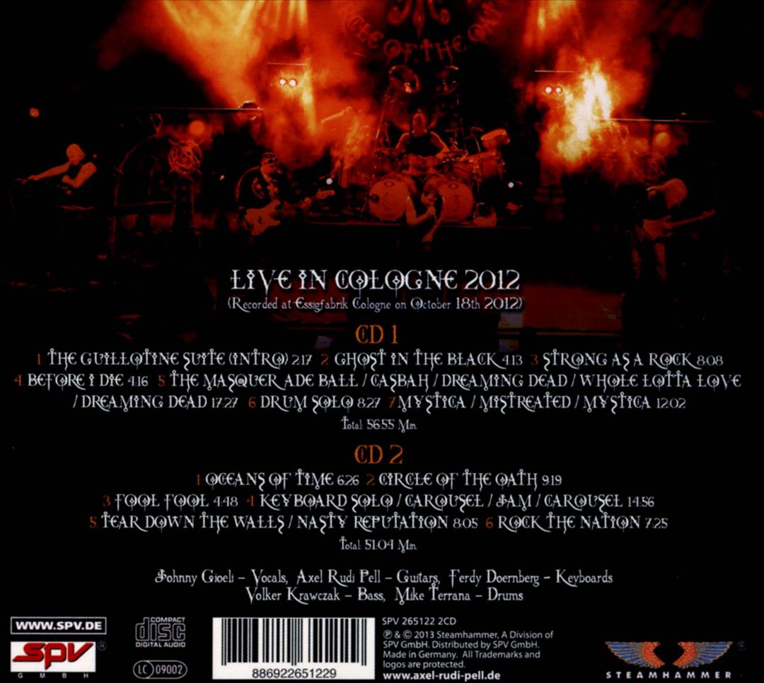 Live on Fire: Circle of the Oath Tour 2012 cover art