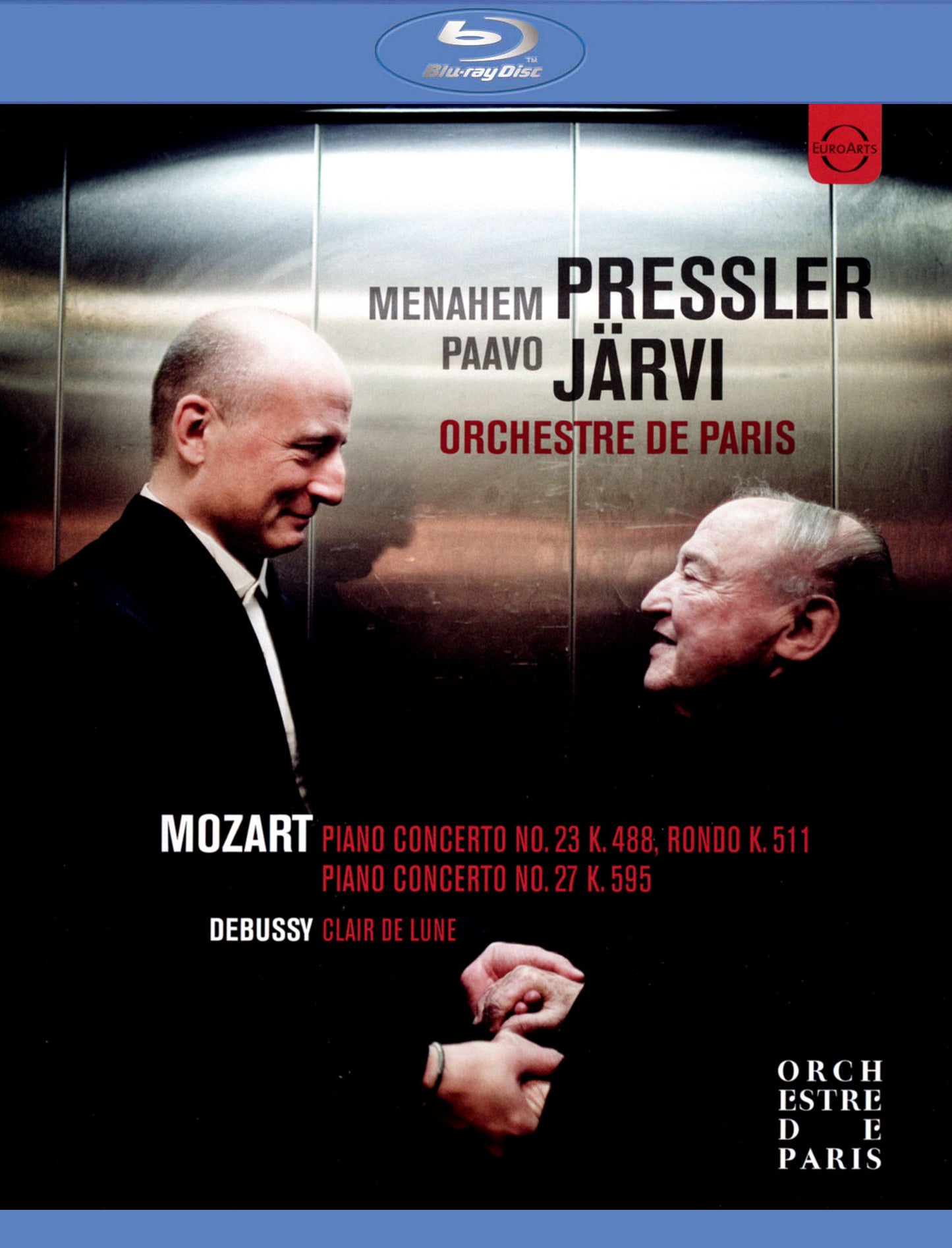 Mozart: Piano Concertos Nos. 23 & 27; Rondo K. 511; Debussy: Claire de Lune [Video] cover art