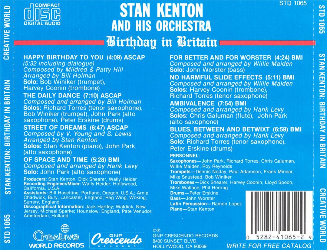 Birthday in Britain cover art