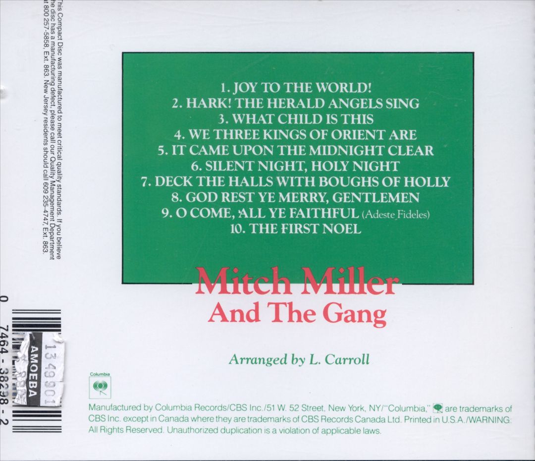 Christmas Sing-Along with Mitch cover art