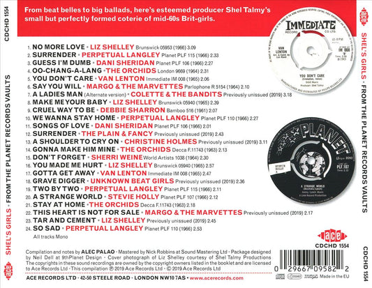 Shel's Girls: From the Planet Records Vaults cover art