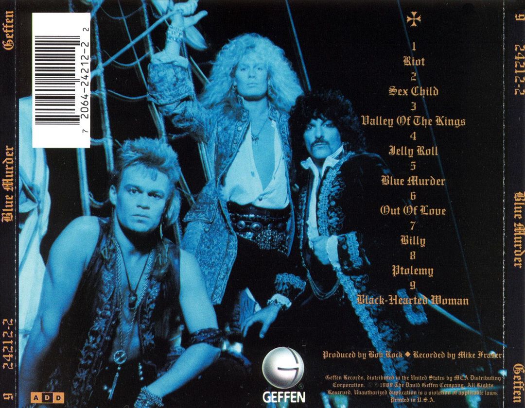 Blue Murder cover art