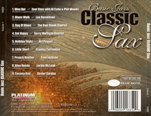 Classic Sax cover art