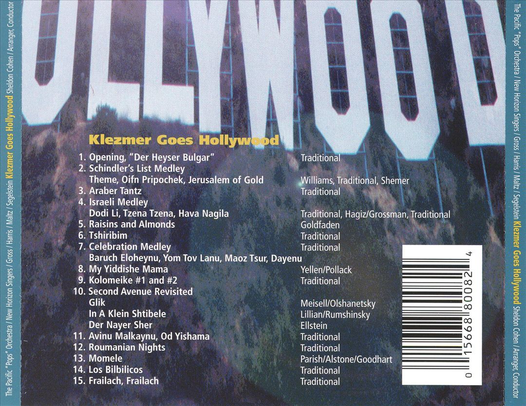 Klezmer Goes Hollywood cover art