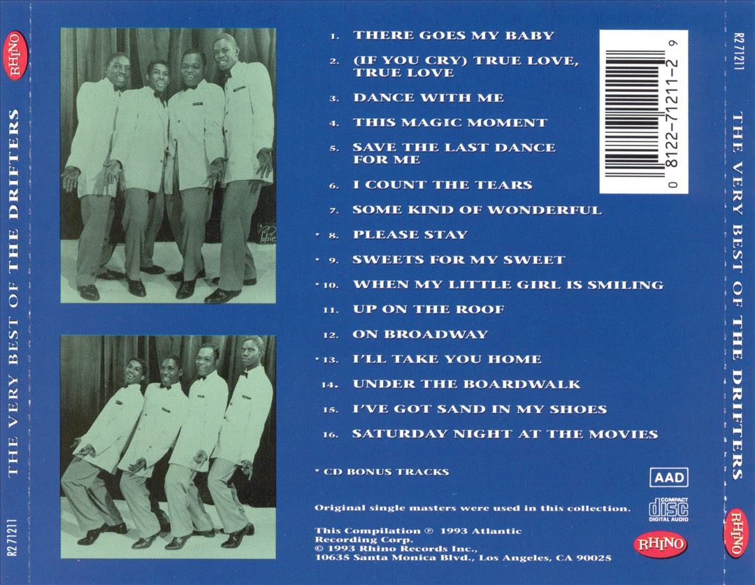 Very Best of the Drifters [Rhino] cover art