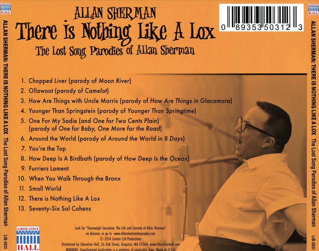 There Is Nothing like a Lox: The Lost Song Parodies of Allan Sherman cover art