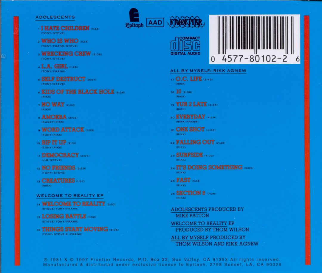 Adolescents cover art