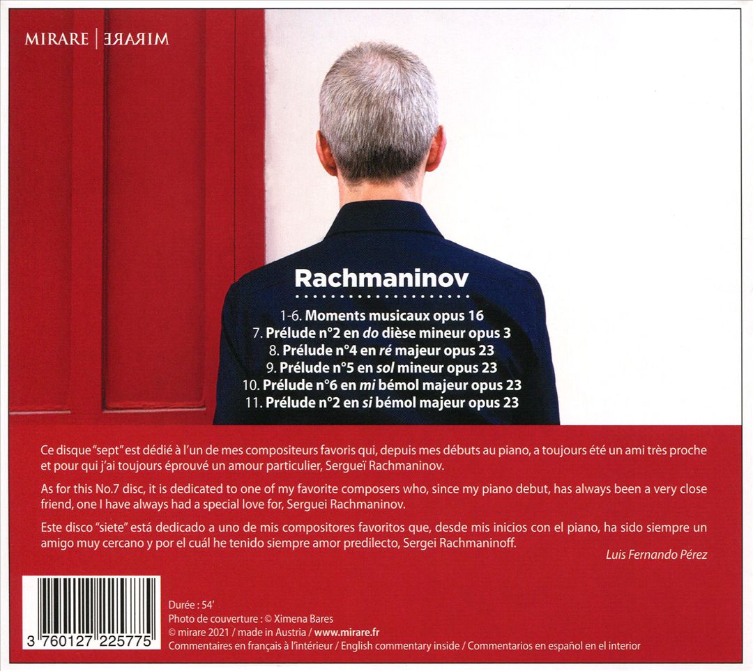Rachmaninov: Œuvres pour piano cover art