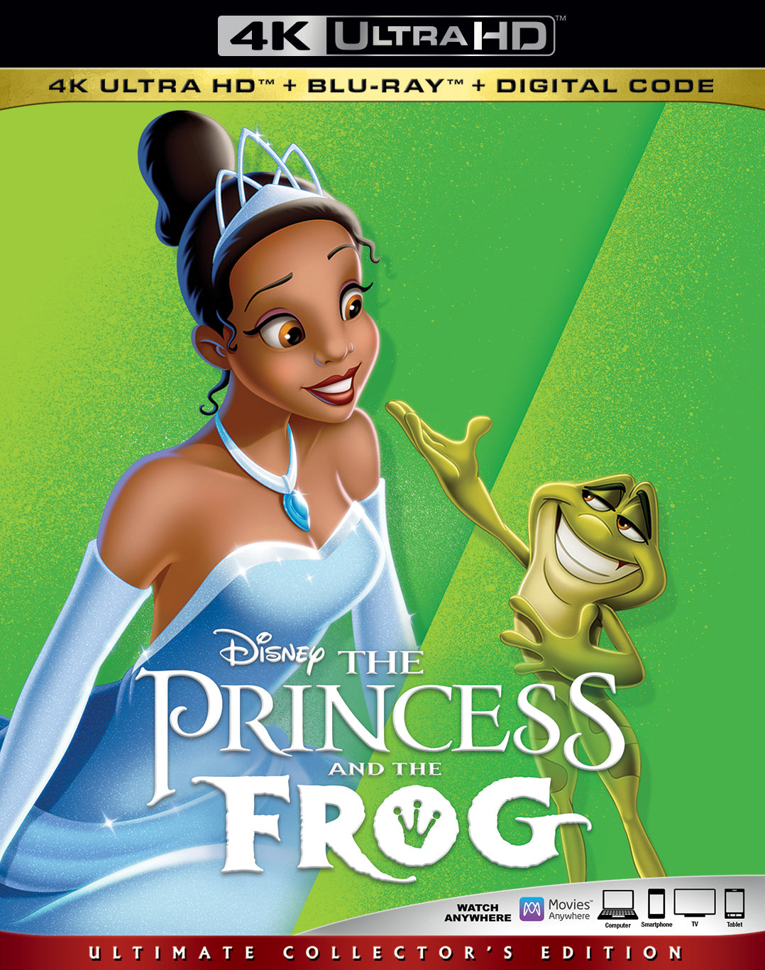Princess and the Frog [Includes Digital Copy] [4K Ultra HD Blu-ray/Blu-ray] cover art