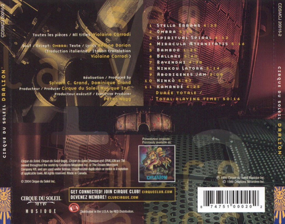 Cirque du Soleil: Dralion cover art