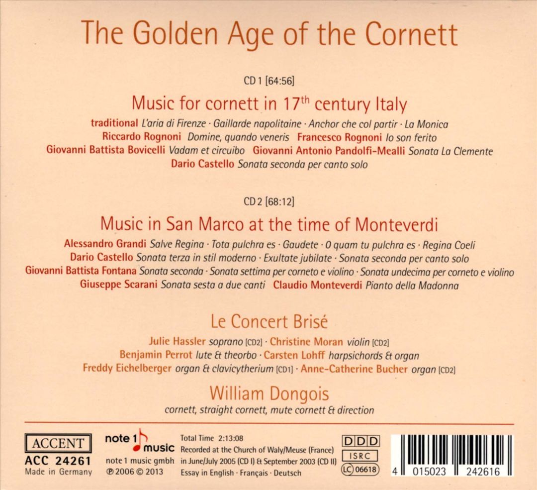 Golden Age of the Cornett cover art