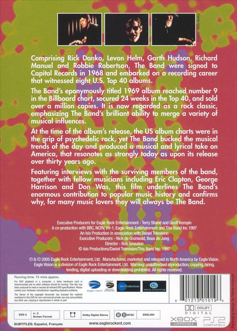 Music From the Big Pink/The Band cover art