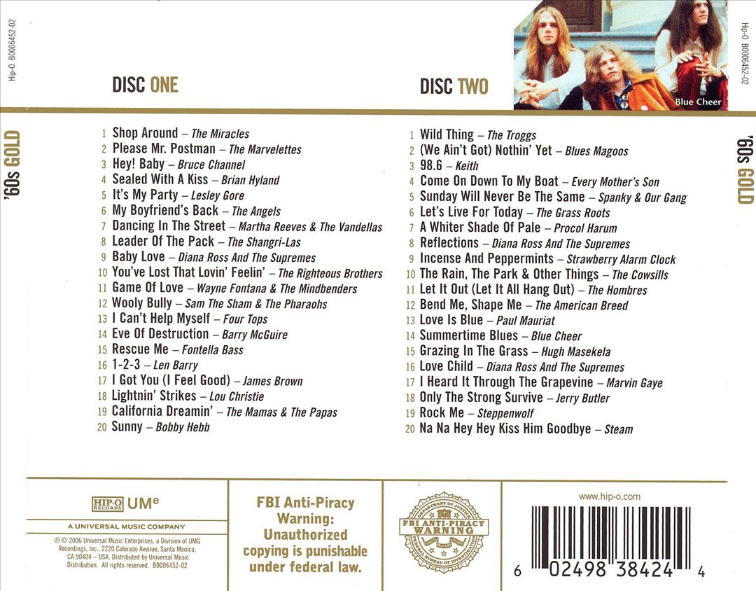 60's Gold cover art