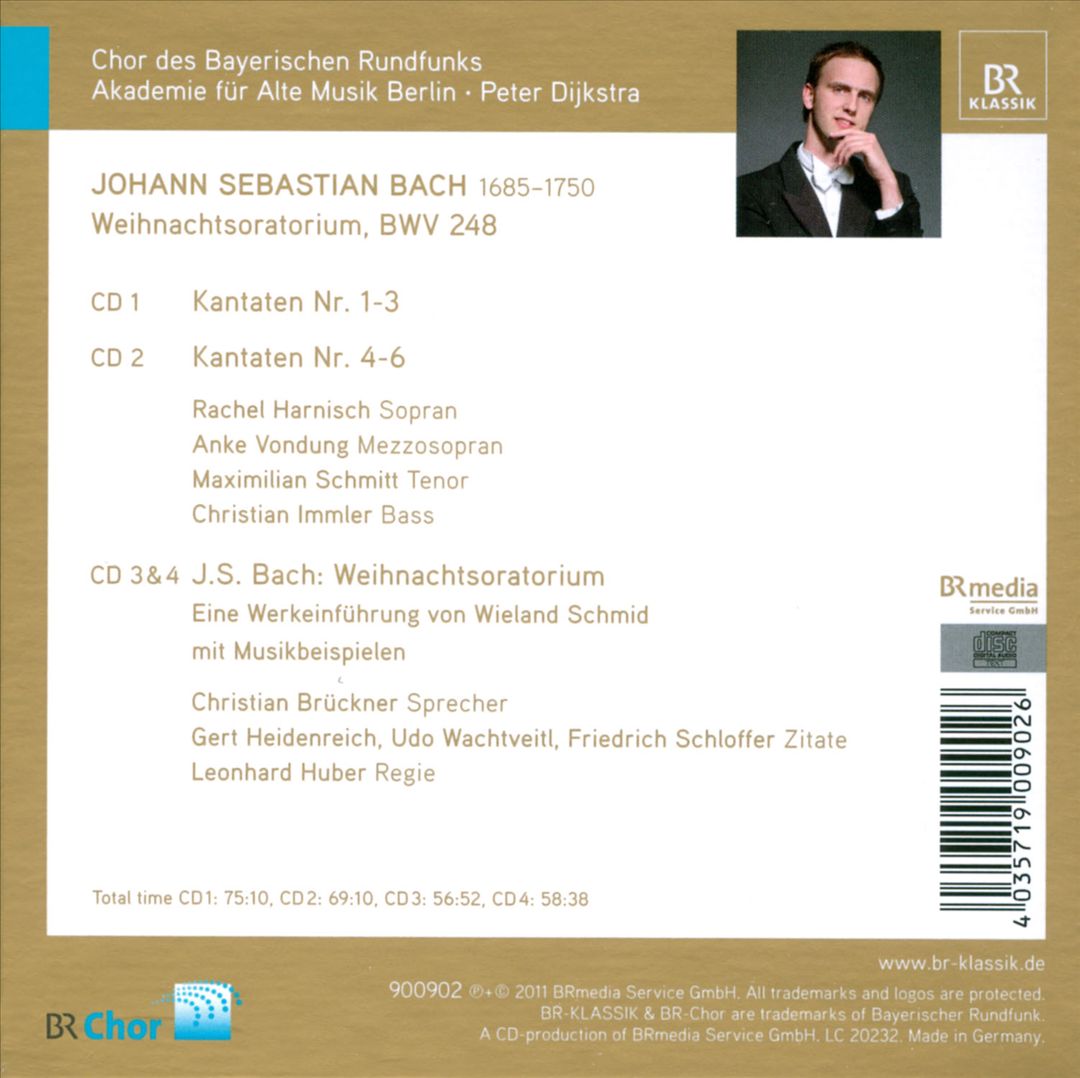Johann Sebastian Bach: Weihnachtsoratorium cover art