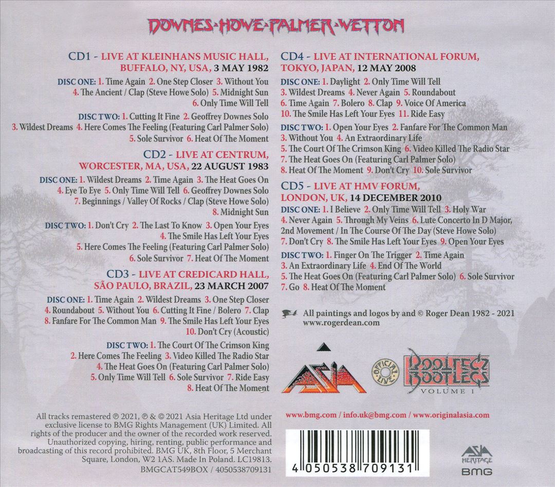 Official Live Bootlegs, Vol. 1 cover art