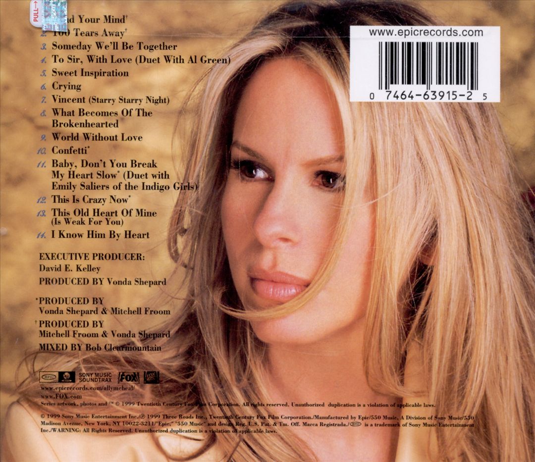 Heart and Soul: New Songs from Ally McBeal Featuring Vonda Shepard cover art