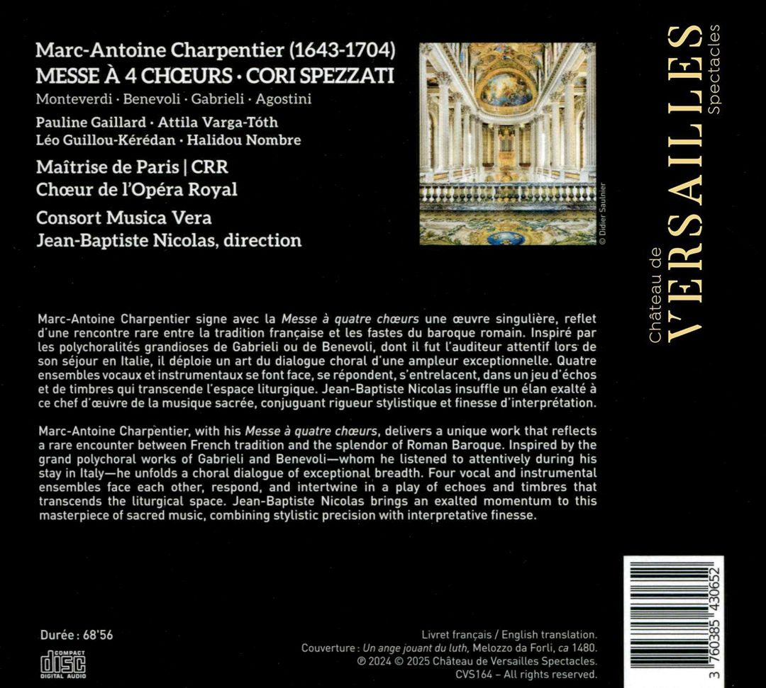 Charpentier: Messe à 4 Chœurs; Cori Spezzati cover art