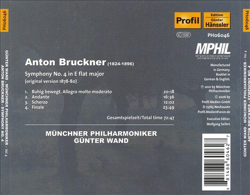 Günter Wand Edition, Vol. 4 cover art