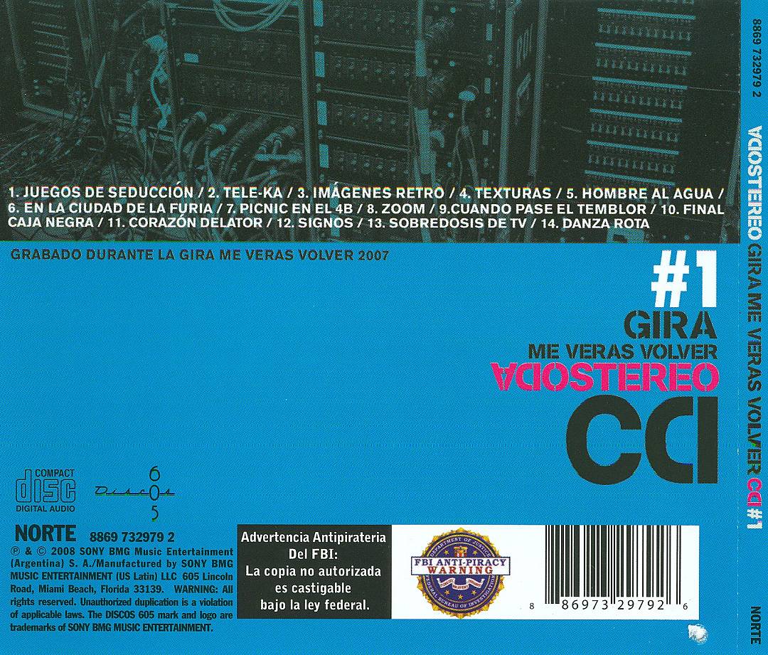 Gira: Me Veras Volver, Vol. 1 cover art