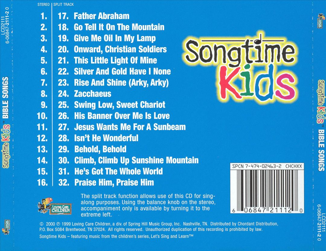 Bible Songs cover art