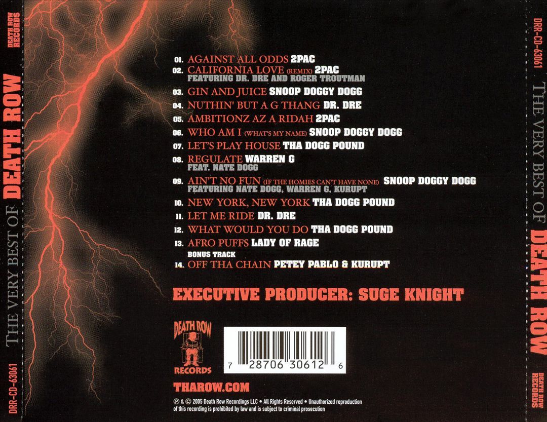 The Very Best of Death Row [Clean] cover art