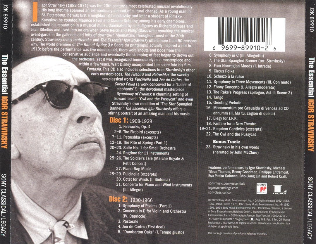 Essential Igor Stravinsky cover art