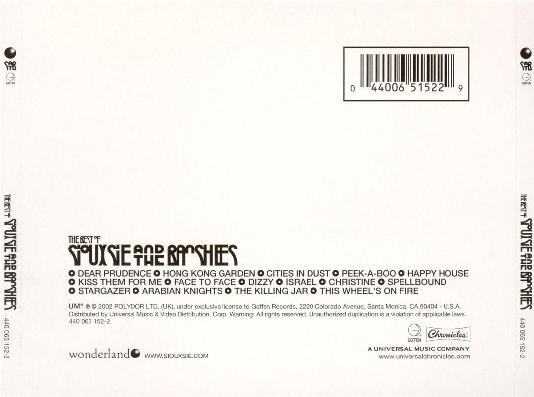 Best of Siouxsie and the Banshees cover art