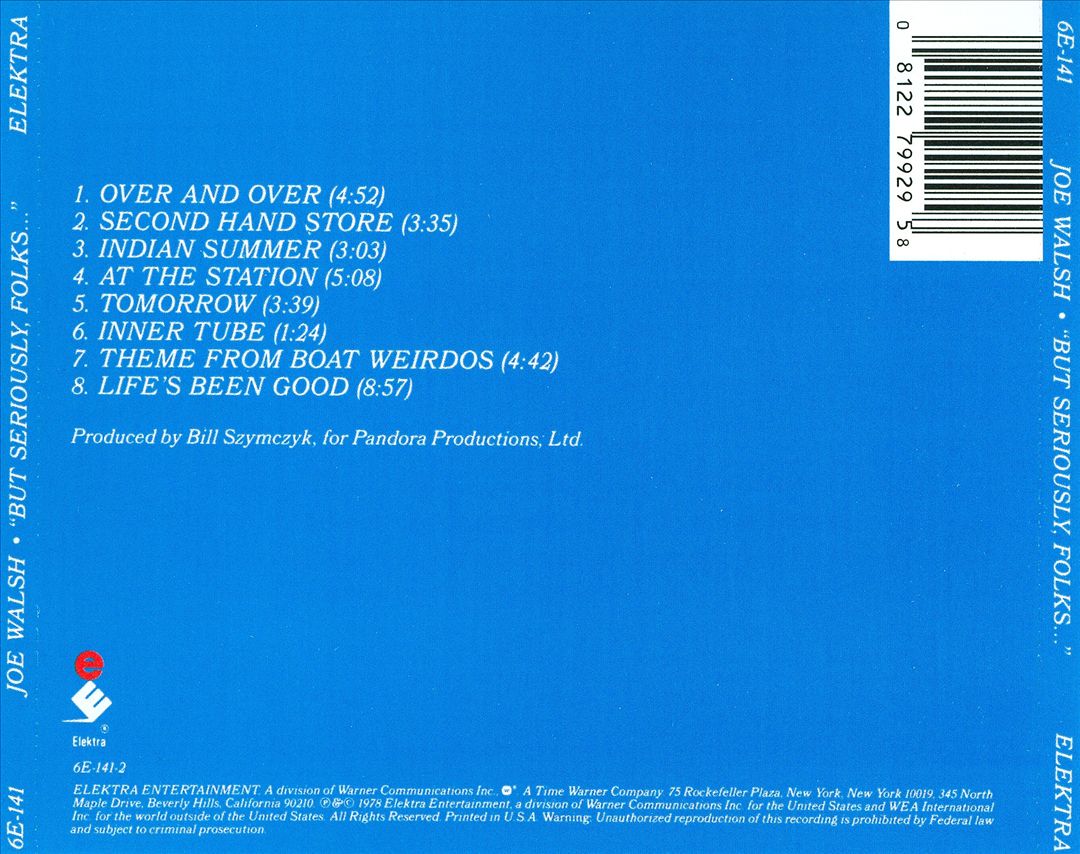 But Seriously, Folks... cover art