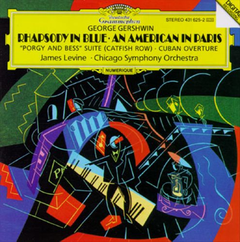 Gershwin: Rhapsody in Blue; An American in Paris; "Porgy and Bess" Suite (Catfish Row); Cuban Overture cover art