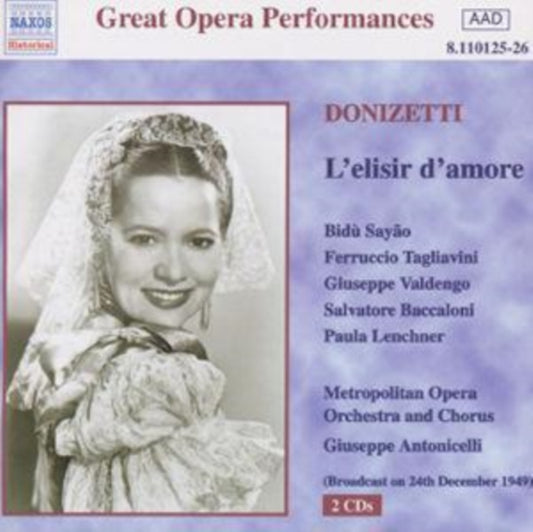 DONIZETTI*L'ELISIR D'AMORE- SAY├âO/TAGLIAVINI - (19 cover art