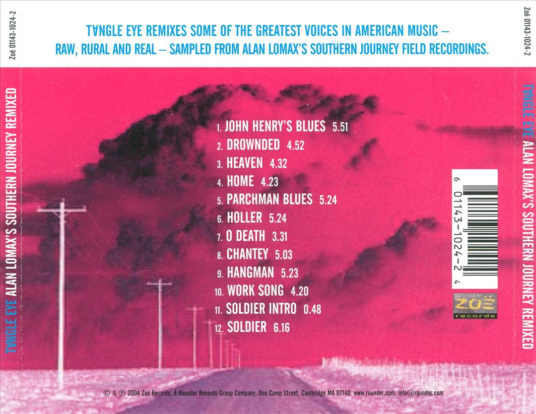 Alan Lomax's Southern Journey Remixed cover art