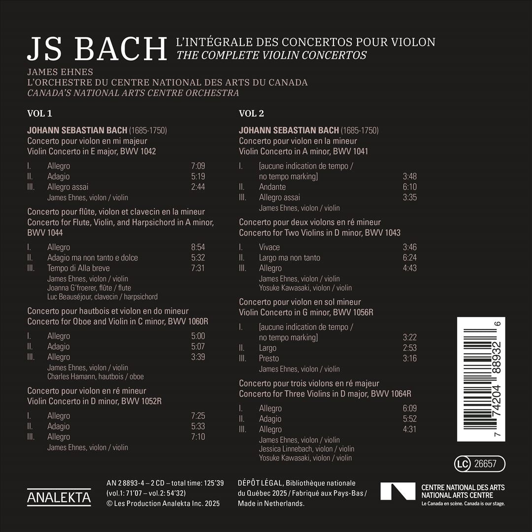 J.S. Bach: The Complete Violin Concertos cover art