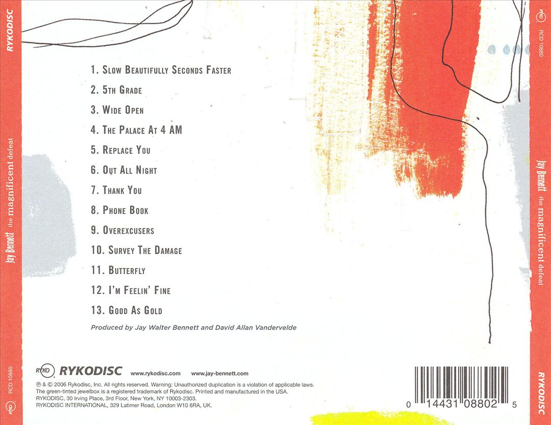 Magnificent Defeat cover art