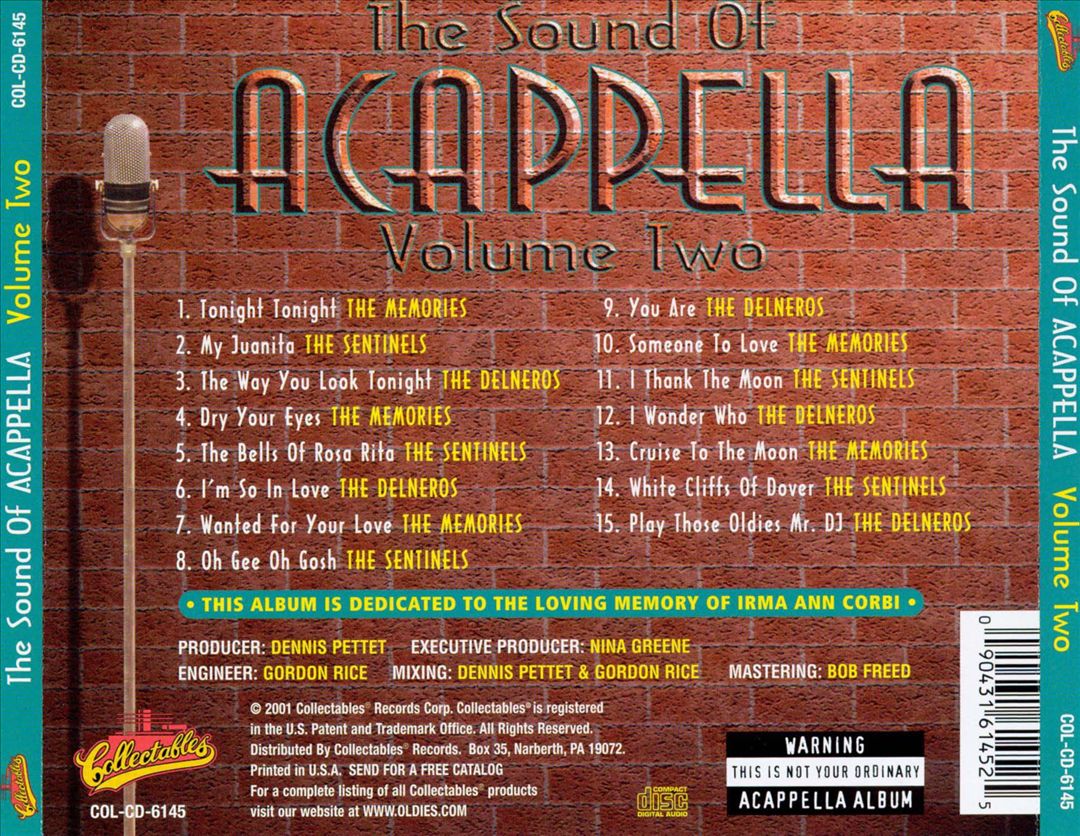 Sound of Acappella, Vol. 2 cover art