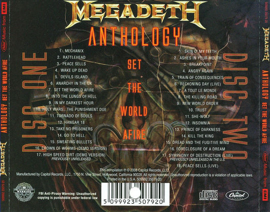 Anthology: Set the World Afire cover art