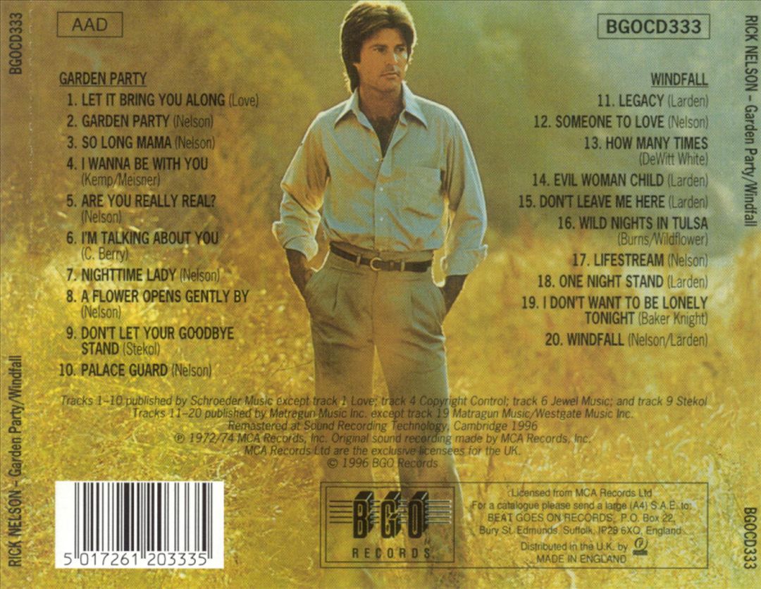 Garden Party/Windfall cover art