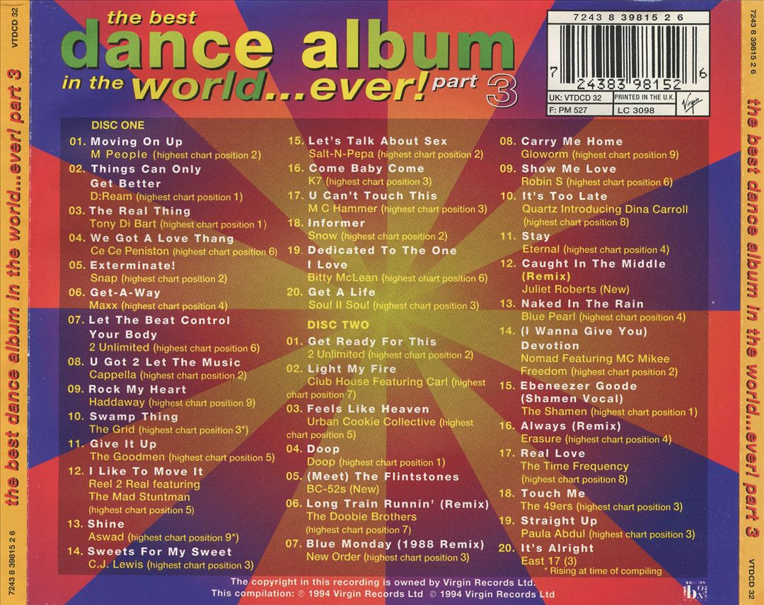 Best Dance Album in the World...Ever!, Vol. 3 cover art