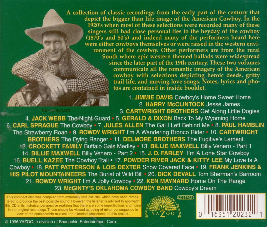 When I Was a Cowboy, Vol. 2 cover art