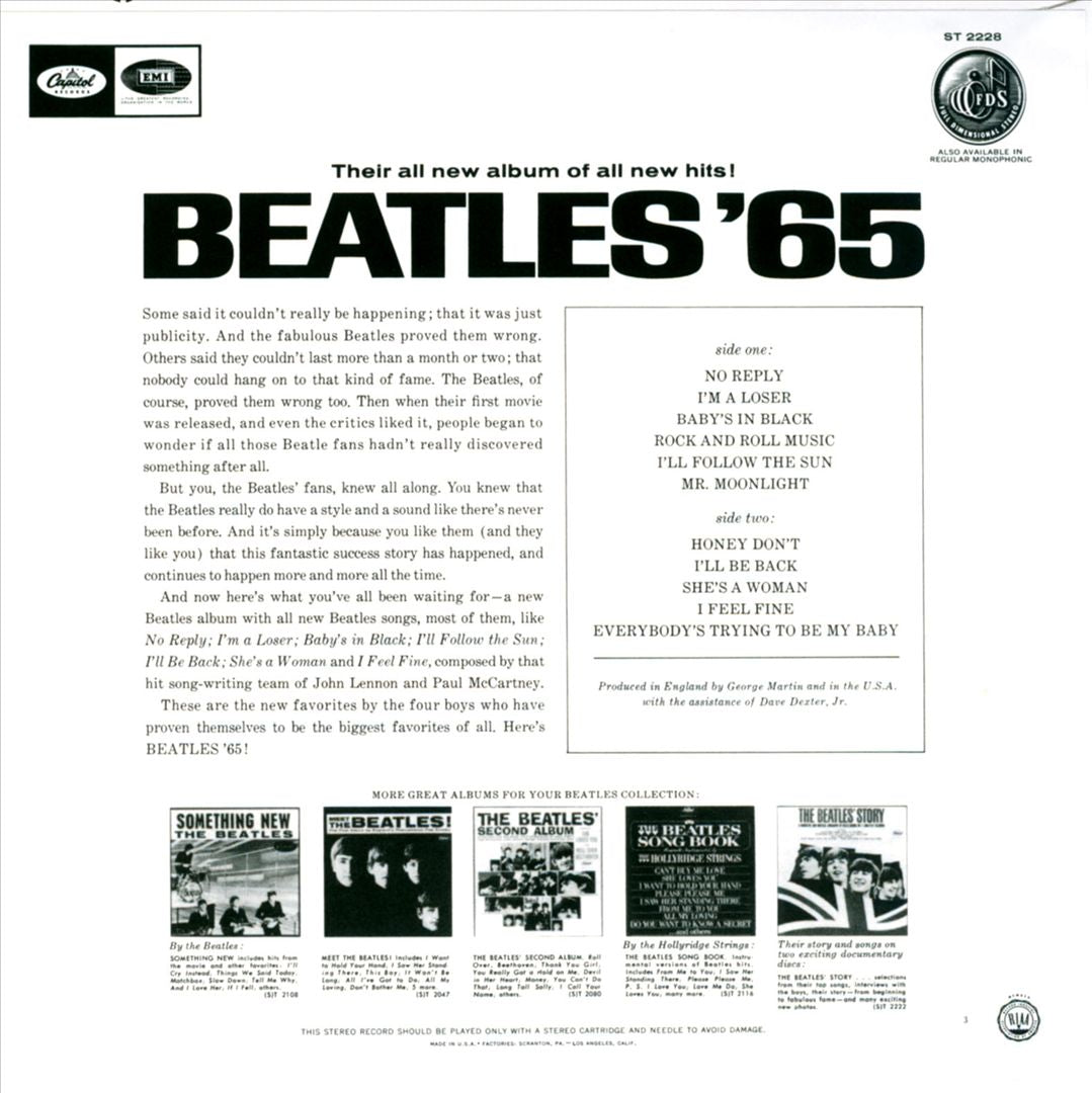 Beatles '65 cover art