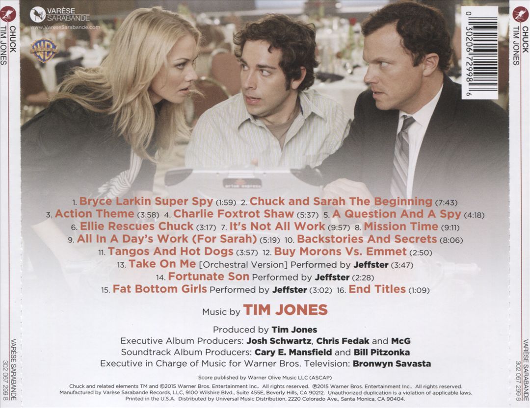 Chuck [Original Television Soundtrack] cover art