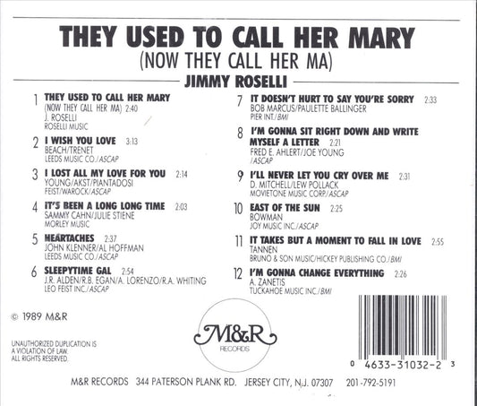 They Used to Call Her Mary Now cover art
