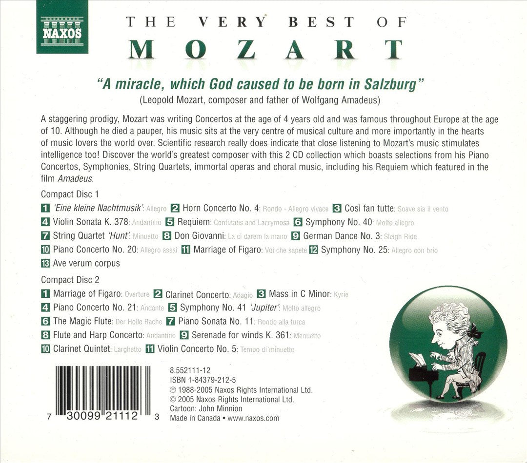 Very Best of Mozart cover art